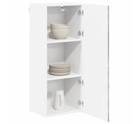 ATOMSTACK MAKER Mobile da cucina grigio cemento, 40 x 31 x 100 cm, moderno armadio da parete in legno con ampio spazio per cucina, interni, montaggio necessario (serie Kalmar)