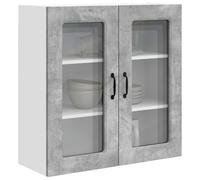ATOMSTACK MAKER Mobile da cucina grigio cemento, 80 x 31 x 80 cm, moderno armadio da parete in legno con ampio spazio per cucina, interni, montaggio necessario (serie Kalmar)