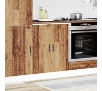 ATOMSTACK MAKER Mobile da cucina Porto, effetto legno anticato, 60 x 46 x 81,5 cm, con piedini regolabili, portata 70 kg, per cucina moderna, materiale di montaggio incluso