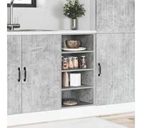 ATOMSTACK MAKER Mobile da cucina Riga, grigio cemento, 40 x 44,5 x 81,5 cm, in legno con piedini regolabili, portata 80 kg, per piano di lavoro e spazio