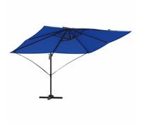 ATOMSTACK MAKER Ombrellone cantilever sabbia, 351 x 250 x 260 cm, protezione UV, in poliestere e alluminio, girevole a 360° e inclinabile, manovella manuale, resistente al vento, per giardino e