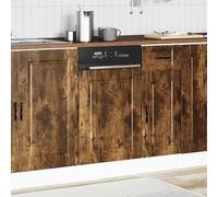 ATOMSTACK MAKER Pannello frontale per lavastoviglie, 45 x 1,5 x 67 cm, in legno di rovere affumicato, per lavastoviglie, serie Porto, protegge da polvere e graffi, facile da pulire e design senza