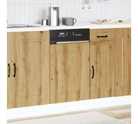 ATOMSTACK MAKER Pannello per lavastoviglie 45 x 67 cm, in legno di rovere Artisan (serie Kalmar), adatto per lavastoviglie standard, resistente all'umidità e facile da pulire