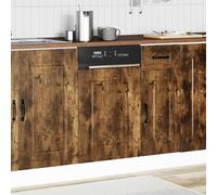 ATOMSTACK MAKER Pannello per lavastoviglie Kalmar in rovere affumicato, 45 x 1,5 x 67 cm, frontale in legno per lavastoviglie, protegge da spruzzi d'acqua e polvere, facile da pulire e design senza