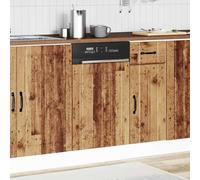 ATOMSTACK MAKER Pannello per lavastoviglie Lucca effetto legno anticato (45 x 1,5 x 67 cm), frontale della cucina in robusto legno per proteggere e rifinire la lavastoviglie