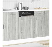 ATOMSTACK MAKER Pannello per lavastoviglie Porto in grigio Sonoma, parte frontale in legno (45 x 1,5 x 67 cm) per una protezione ottimale della lavastoviglie, facile da pulire e design senza tempo