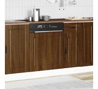 ATOMSTACK MAKER Pannello Porto per lavastoviglie, effetto rovere marrone, rivestimento in legno da 60 x 67 cm, per lavastoviglie integrate, robusto, resistente all'umidità e facile da pulire