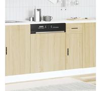 ATOMSTACK MAKER Pannello Porto per lavastoviglie in rovere Sonoma, 60 x 1,5 x 67 cm, materiale in legno per lavastoviglie standard, robusto, resistente all'umidità e facile da pulire