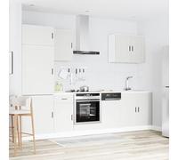 ATOMSTACK MAKER Porto - Set di 7 mobili da cucina in legno, 40-207 cm, con mobiletto sottolavello, pensili, armadietto da forno e pannello per lavastoviglie