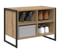 ATOMSTACK MAKER Scarpiera in legno effetto rovere, 60 x 35 x 44 cm, salvaspazio per corridoio e ingresso, design industriale moderno, facile da montare, istruzioni incluse (lingua italiana non