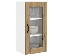 ATOMSTACK MAKER Set di 2 armadietti da cucina Kalmar, montaggio a parete, rovere Artisan, 40 x 31 x 80 cm, moderno, spazioso, portata fino a 120 kg, per cucine moderne e tradizionali