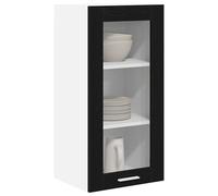 ATOMSTACK MAKER Set di 2 armadietti da cucina sospesi, effetto rovere, in legno, 40 x 31 x 80 cm, moderno armadio da parete con anta per stoviglie e utensili da cucina, durevole, stabile, facile da