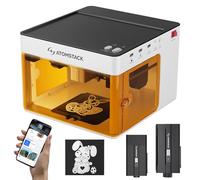 Atomstack P1 Doppio Modulo Incisore Laser Portatile, Diodo Blu da 5W e Infrarosso da 1,2W Mini Macchina Taglio Laser Engraver, App Atomstack Gratuita con Libreria di Design Integrata