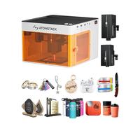 ATOMSTACK P1 - Incisione laser a diodi da 5 W, laser a infrarossi, 1,2 W, macchina per incisione laser chiusa, per principianti, hobbisti, acciaio inossidabile, acrilico nero, plastica