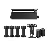 ATOMSTACK R3 Pro Modulo di incisione con set di rulli rotanti laser per scultura di lattine di oggetti cilindrici Struttura interamente in metallo Sicuro Stabile