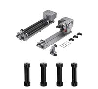 ATOMSTACK R8 Pro+ H5 Dispositivo di Rotazione Laser Con Mandrino e Rullo Compatibile Con P1, A5, A10, A20, A30, A40 Pro Tutti Gli Incisori Laser Per Il Fissaggio di Diversi Tipi di Pezzi di Forma Irre