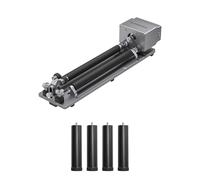 ATOMSTACK Swift 12W Incisore Laser con R6 Rullo Rotativo, Macchina per Taglio Laser Alta Precisione 0,01mm per Legno e Metallo, 300x300mm, per Incisione di Cilindri, Tazze, Penne e Lattine