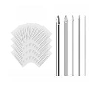 ATOMUS 100PCS Body Tattoo Piercing Needles Stainless Steel Sterile 12G 14G 16G 18G 20G Disposable Ear Nose Navel Nipple Lip Piercing Needles
