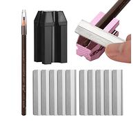 ATOMUS 2pcs 4 in 1 Eyebrow Makeup Sharpener 10pcs Eyebrow Trimmer Eyebrow Pencil Set for Makeup and Microblading eyebrow