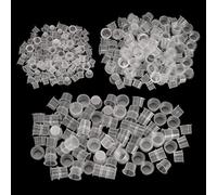 ATOMUS 300Pcs Tattoo Ink Cups Mixed Small Medium Large Size Disposable Ink Cups Tattoo Pigment Caps Holder Container Tattoo Supplies (300pcs mixed)