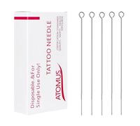 ATOMUS 50pcs Tattoo Needles 7RL Disposable Tattoo Needles Set Stainless Steel Taeto Needles for Tattoo Machine