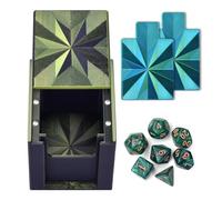 ATOMUS Giochi e giocattoli > Giocattoli da collezione > Espositori e raccoglitori > Album e custodie per giochi di carte collezionabili > Scatole per figurine (Green)