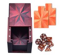 ATOMUS Giochi e giocattoli > Giocattoli da collezione > Espositori e raccoglitori > Album e custodie per giochi di carte collezionabili > Scatole per figurine (Red)