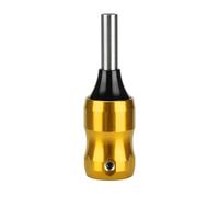 ATOMUS Impugnatura per tatuaggi, impugnatura corta in alluminio da 24 mm per aghi standard, chiusura a vite da 2 mm, antiscivolo, leggera, attrezzatura per tatuaggi per artisti