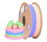 ATOMUS Matte Rainbow PLA - Filamento per stampante 3D, 1,75 mm, superficie opaca, bobina da 1 kg (2,2 lbs), Macaron Rainbow per cambiare rapidamente colore, adatto per la maggior parte delle stampanti