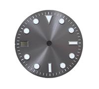 ATOMUSERLY 1 pz 28,5 mm data a ore 9 quadrante dell'orologio for movimento NH35 pezzo di ricambio for viso luminoso verde(Grey)