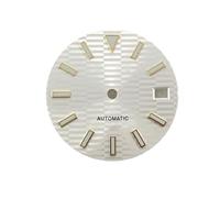ATOMUSERLY 1 pz 28,5 mm quadrante orologio adatto movimento NH35 orologio mod finestra data verde accessori luminosi quadrante faccia(8)