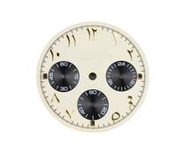 ATOMUSERLY 1 pz 29,5 mm quadrante orologio adatto for movimento VK63 mod quadrante accessori vari quadrante verde lume extra finestra data(A12)