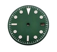 ATOMUSERLY 1 pz 30,5 mm quadrante blu nero verde sterile quadrante verde luminoso adatto for NH35 ETA 2824 2836 Miyota8215 821A DG2813 3804 movimento(R6-W,Fit NH35)
