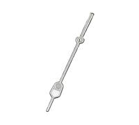 ATOMUSERLY 1 pz Argento 13MM C3 Verde Luminoso 62MAS NH35 Lancette dei secondi Modifica Accessori for orologi subacquei Adatto for movimento NH34 NH36 4R 7S(Silver Red)