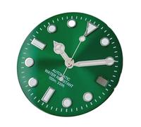ATOMUSERLY 1 pz Quadrante di Orologio Sterile 29mm for NH35 NH36A NH70 NH72 Sunburst Verde/Blu 330ft Viso Luminoso Diver Parti(Green set)