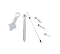 ATOMUSERLY 1 set di accessori for orologio al quarzo con fiocco neve bianco e movimento VK63, verde luminoso, 4 mm x 9 13,5 14