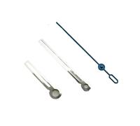 ATOMUSERLY 1 set di lancette for orologi verdi luminose argento/blu da 9,5 mm*14 mm, accessori for movimento NH35/NH36/4R/7S