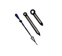 ATOMUSERLY 1 set di lancette for orologio NH35 NH36, accessori verdi e argentati luminosi, adatti ai movimenti NH34/NH35/NH36/NH38/4R/7S(Top 21.Black Green)