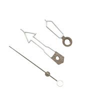 ATOMUSERLY 1 set di lancette for orologio verdi luminose cave 8 * 12 * 13mm accessori for movimento NH35/NH36/4R/7S(Style A)