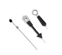 ATOMUSERLY 1 set di lancette nere for orologio NH35 a forma aeroplano, lancetta dei secondi verde luminosa, tre puntatori, accessori for movimento NH35/NH36