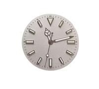 ATOMUSERLY 1pc 28.5 millimetri quadrante dell'orologio verde lancette luminose for NH35 NH36 7S 8215 movimento senza calendario facce puntatore accessori(Green 8215)