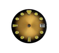 ATOMUSERLY 1pc 28,5 mm quadrante NH35 sfumato giallo viola verde sunburst for movimento automatico
