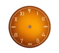 ATOMUSERLY 1pc 28,5mm quadrante accessori for orologi da uomo retrò adatto for il movimento NH35/NH36/8215/2824 lumen verdi(Orange)