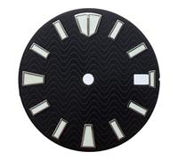 ATOMUSERLY 1pc 28.5mm quadrante dell'orologio verde luminoso adatto for NH35/NH36 3/3.8/4.2 accessori for movimento corona(Blue)