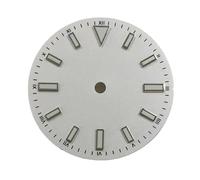 ATOMUSERLY 1pc 28.5mm quadrante dell'orologio verde striscia luminosa chiodo viso for movimento NH35 8215 2836 senza calendario accessori(White)