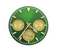 ATOMUSERLY 1pc 29mm quadrante/lancette quadrante luminoso verde adatto for VK63 cassa orologio al quarzo movimento accessori di ricambio(15)