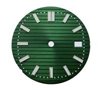 ATOMUSERLY 1pc 30.5mm S quadrante dell'orologio verde volti luminosi adatti for NH35 NH36 movimento automatico accessori di riparazione(Green)
