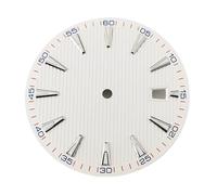 ATOMUSERLY 1pc 33.4 millimetri Sterile Luminoso Quadrante Dell'orologio Con Finestra Della Data for NH35 NH35A Orologi Movimento Automatico Accessorio Parte(Dial 4)
