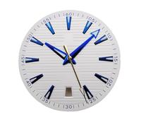 ATOMUSERLY 1pc 33,5 millimetri parti di orologi luminosi quadrante lancette adatte for il calendario delle 6 NH35 movimento(Black)