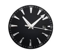 ATOMUSERLY 1pc 33.5mm luminoso nero blu bianco parti di orologi quadrante lancette adatte for NH35 for movimento Miyota8215(Black,Fit NH35)